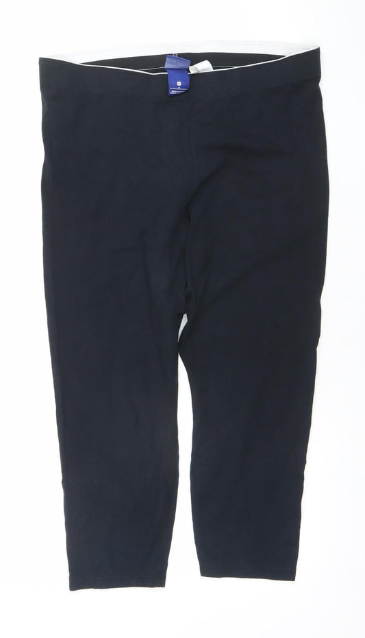 Womens UK Size 1X Nike Regular Fit Leggings Black Leggings