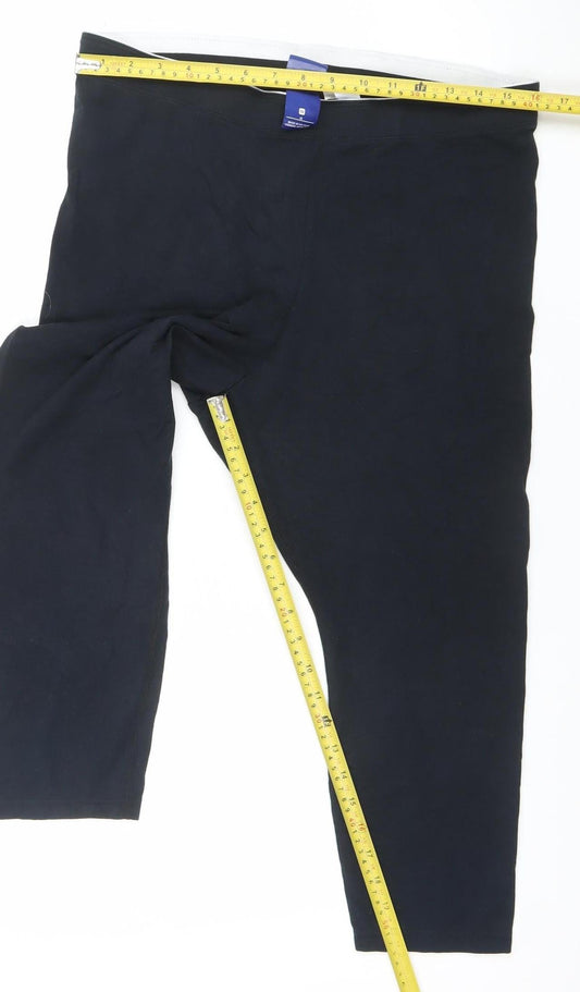 Womens UK Size 1X Nike Regular Fit Leggings Black Leggings