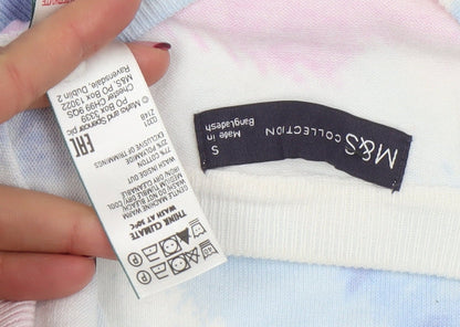 Womens UK Size S Marks and Spencer Multicoloured Pullover Jumper