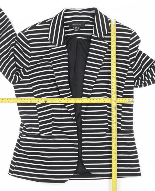 Womens UK Size 12 Atmosphere Regular Black Blazer