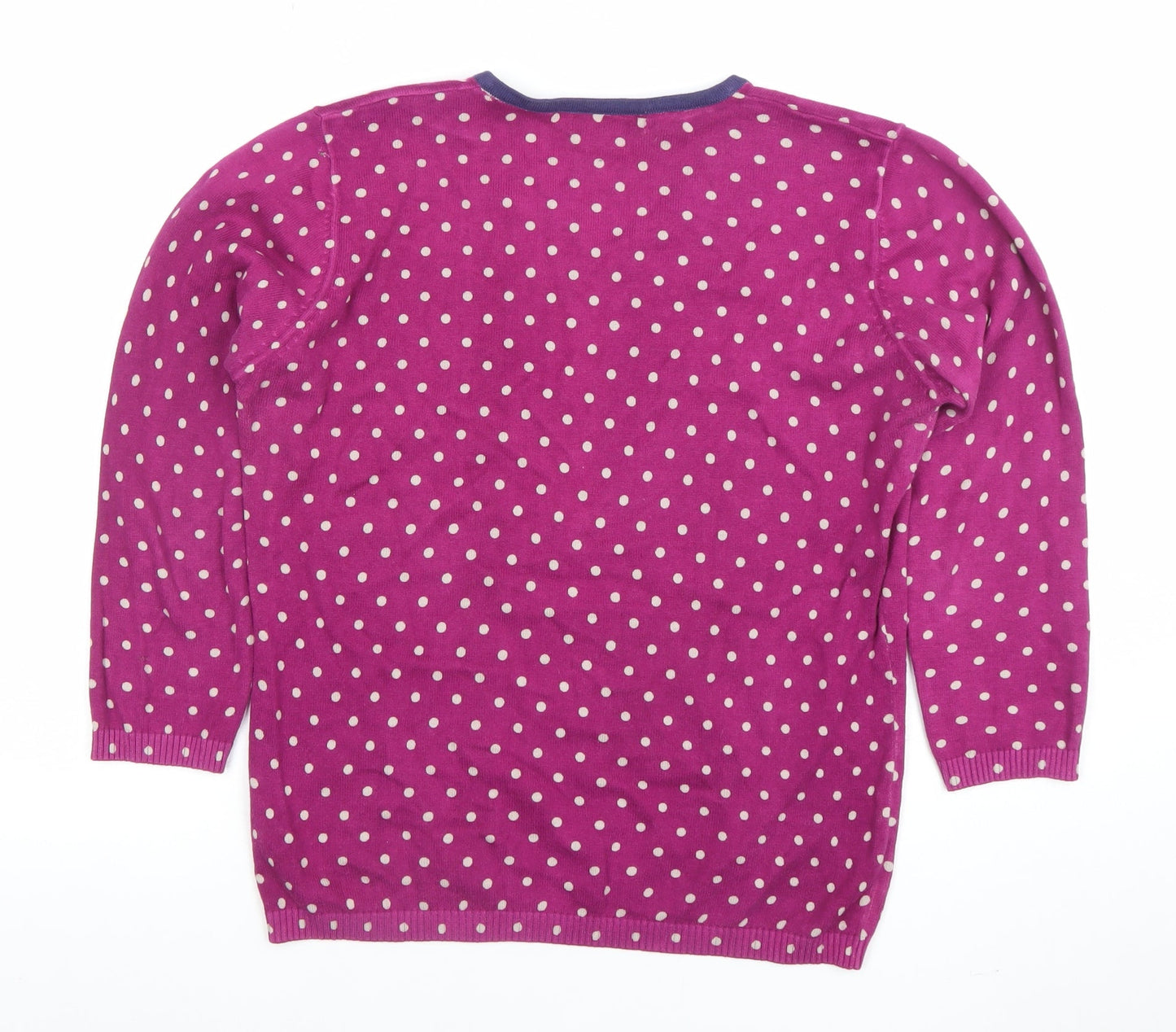 Womens UK Size M Tulchan Pink Pullover Jumper