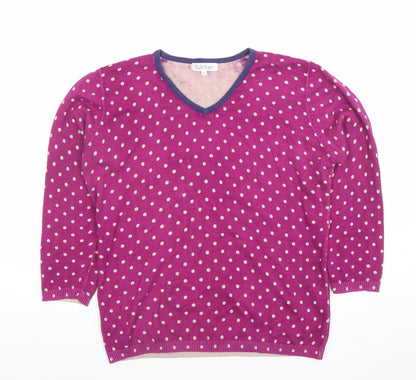 Womens UK Size M Tulchan Pink Pullover Jumper
