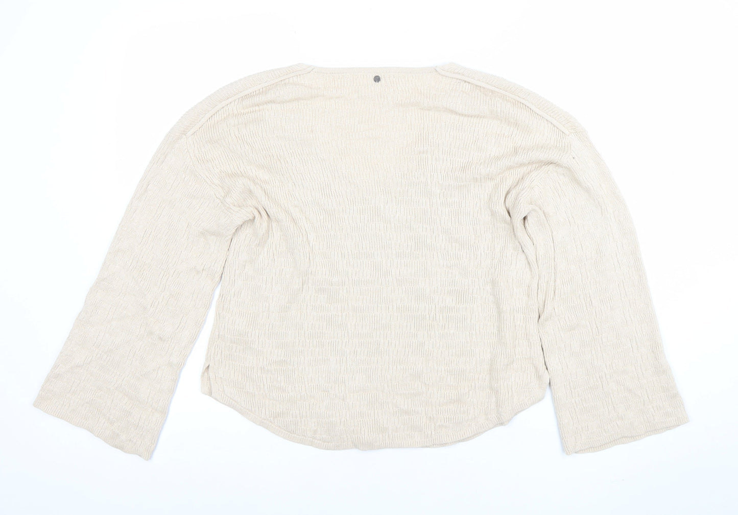 Womens UK Size S Isay Beige Pullover Jumper
