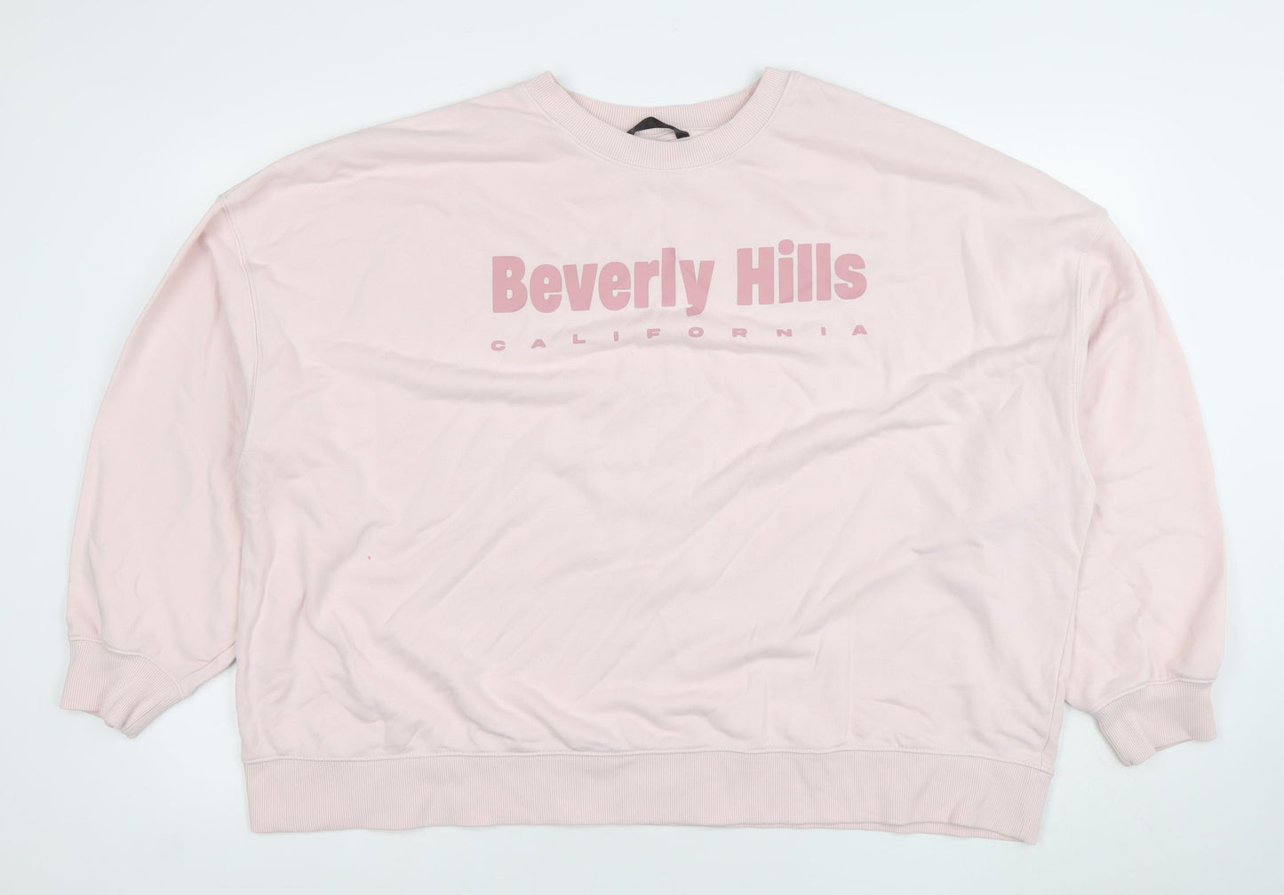 Womens UK Size 2XL Dunnes Pink Pullover Sweatshirt