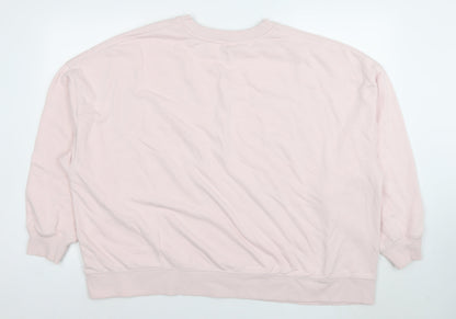 Womens UK Size 2XL Dunnes Pink Pullover Sweatshirt