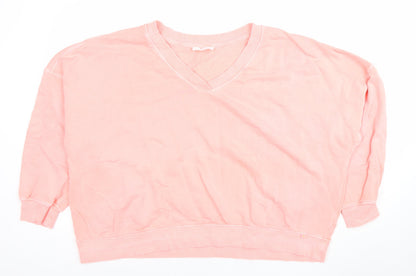 Womens UK Size XL B by Boutique Pink Pullover Sweatshirt