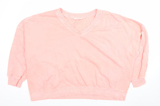 Womens UK Size XL B by Boutique Pink Pullover Sweatshirt
