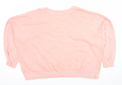 Womens UK Size XL B by Boutique Pink Pullover Sweatshirt