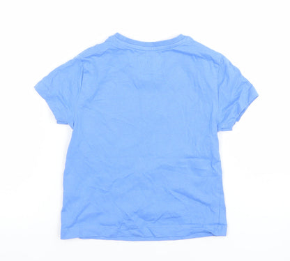 Boys UK Size 2-3 Years Sonic the Hedgehog Blue Basic T-Shirt