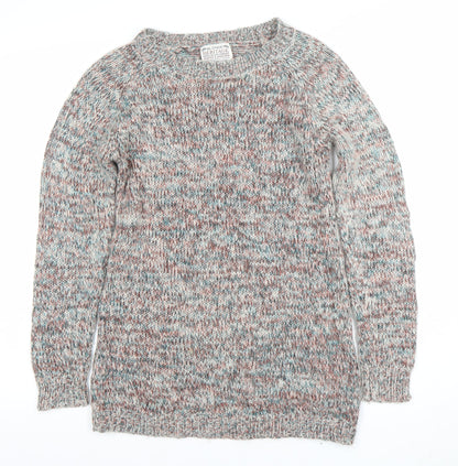Womens UK Size 10 Blonde Heritage Multicoloured Pullover Jumper