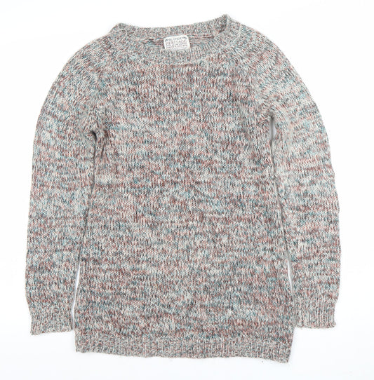 Womens UK Size 10 Blonde Heritage Multicoloured Pullover Jumper