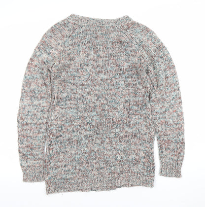 Womens UK Size 10 Blonde Heritage Multicoloured Pullover Jumper