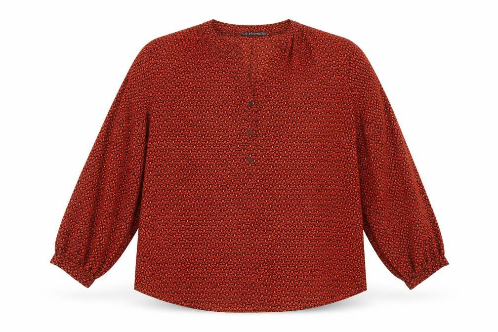 Womens UK Size XL Dunnes Orange Tunic Blouse