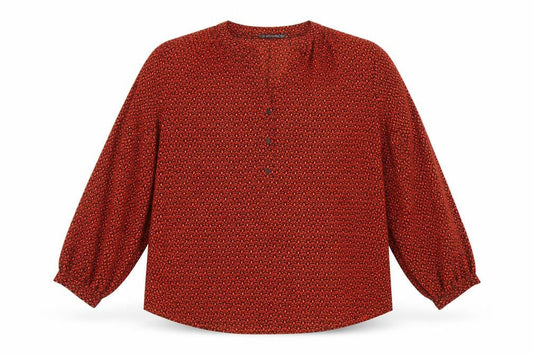 Womens UK Size XL Dunnes Orange Tunic Blouse