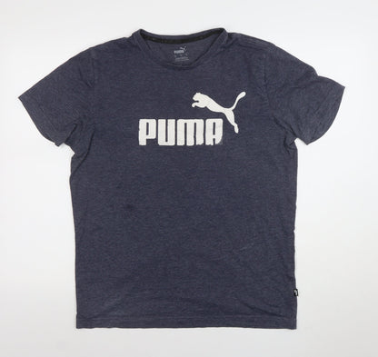 Mens UK Size M PUMA Blue  T-Shirt