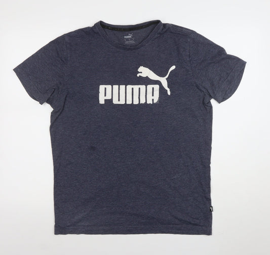 Mens UK Size M PUMA Blue  T-Shirt