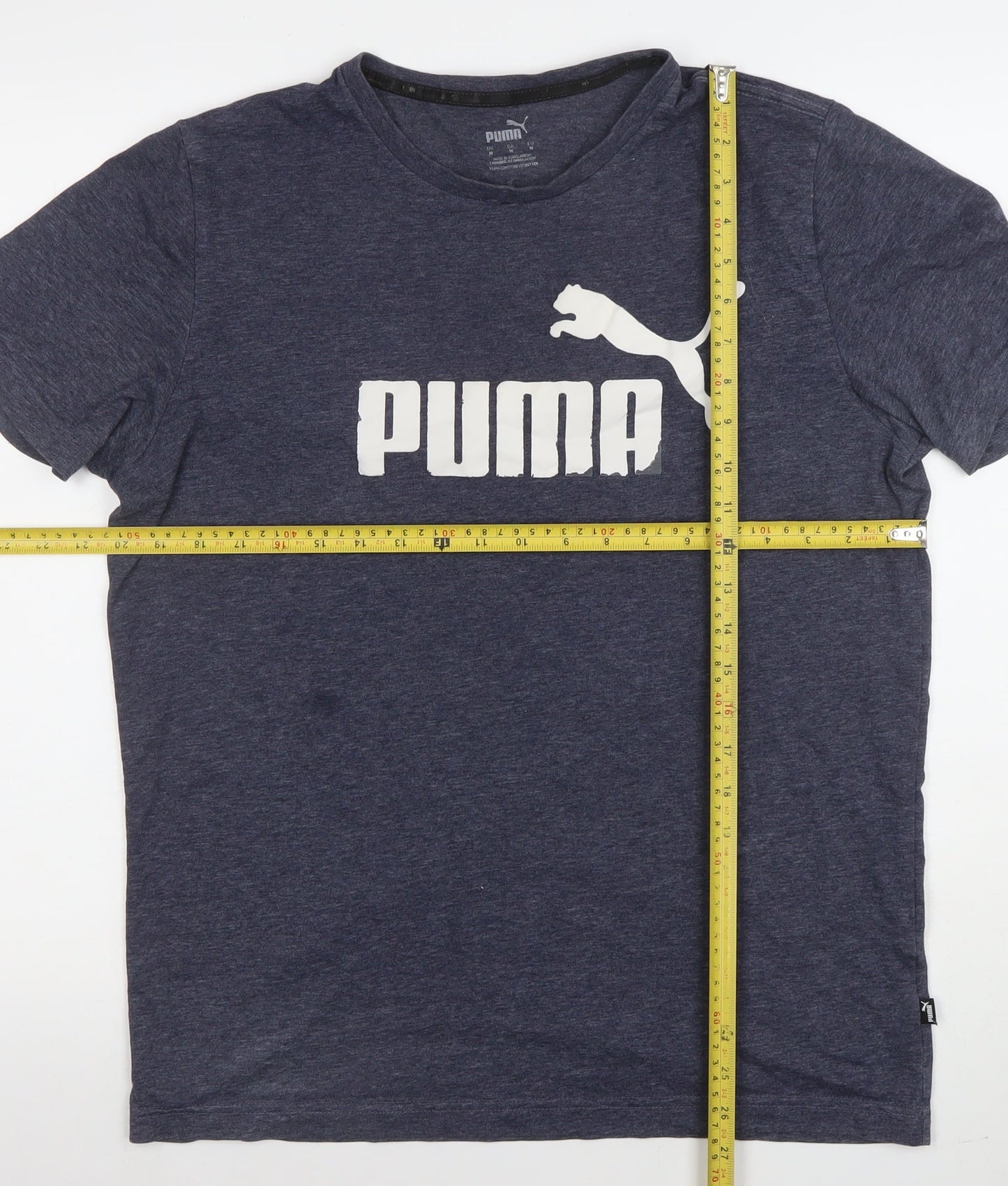 Mens UK Size M PUMA Blue  T-Shirt