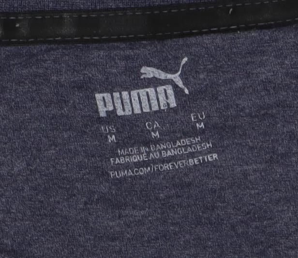 Mens UK Size M PUMA Blue  T-Shirt