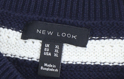 Womens UK Size XL New Look Blue Pullover Jumper