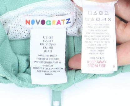 Boys UK Size 2-3 Years Novogratz Multicoloured Windbreaker Coat