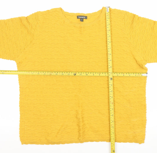 Womens UK Size 16 Bonmarché Yellow Pullover Jumper