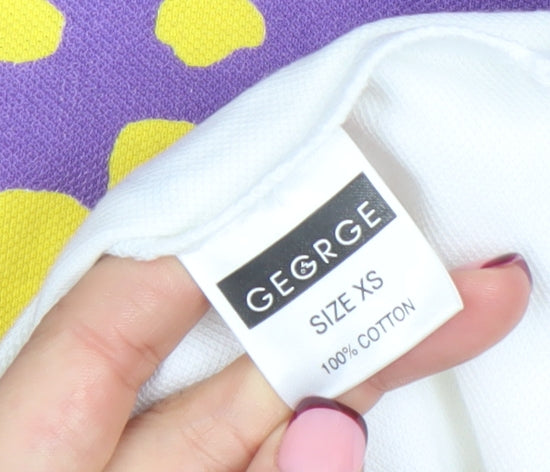 Mens UK Size XS George Cotton Polo Shirt
