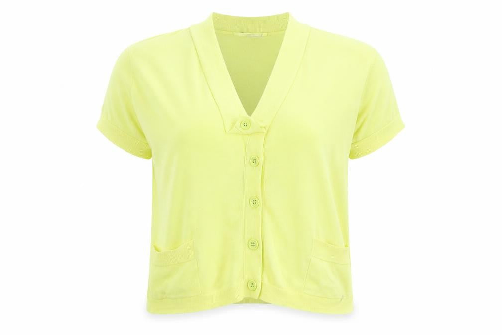 Womens UK Size L Sandwich Yellow Camisole Blouse