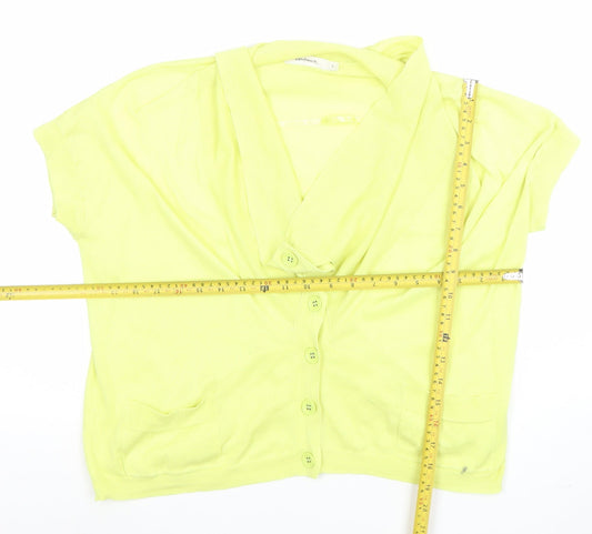 Womens UK Size L Sandwich Yellow Camisole Blouse