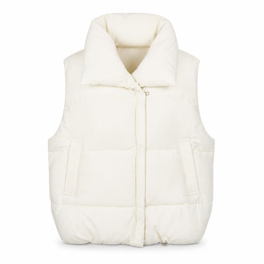 Womens UK Size XL DYG Ivory Puffer Jacket