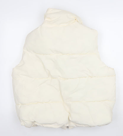 Womens UK Size XL DYG Ivory Puffer Jacket