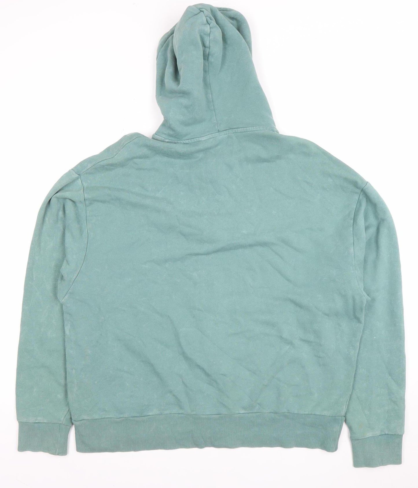 Mens UK Size S COLLUSION Green Full Zip Hoodie