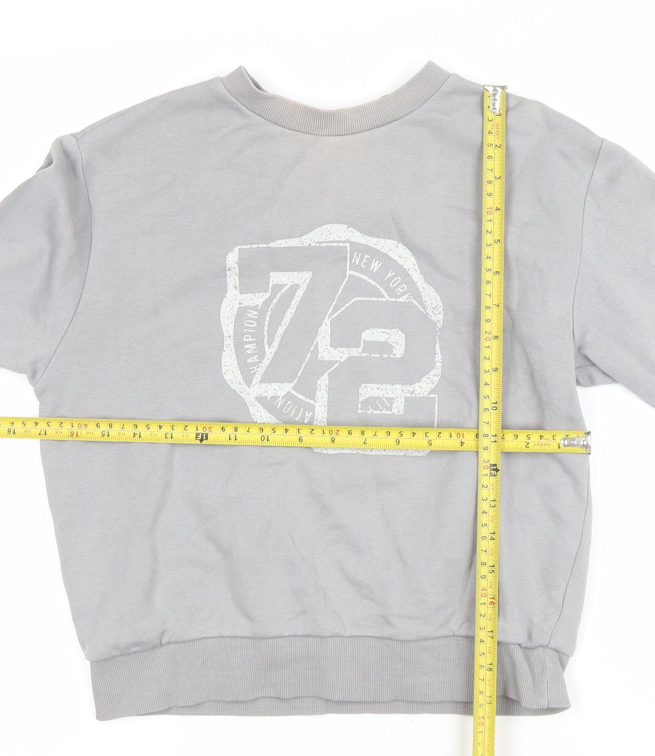 Womens UK Size XS H&M Grey Pullover Sweatshirt
