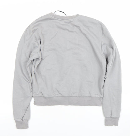 Womens UK Size XS H&M Grey Pullover Sweatshirt