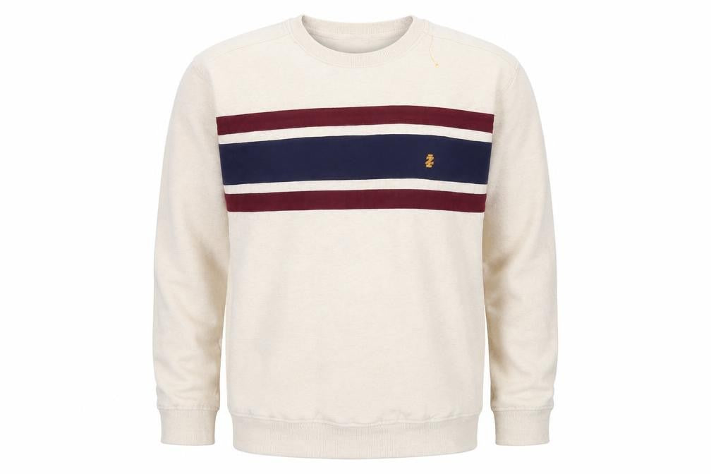 Mens UK Size XL IZOD Beige Pullover Sweatshirt