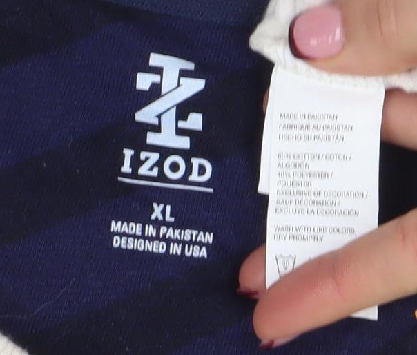 Mens UK Size XL IZOD Beige Pullover Sweatshirt