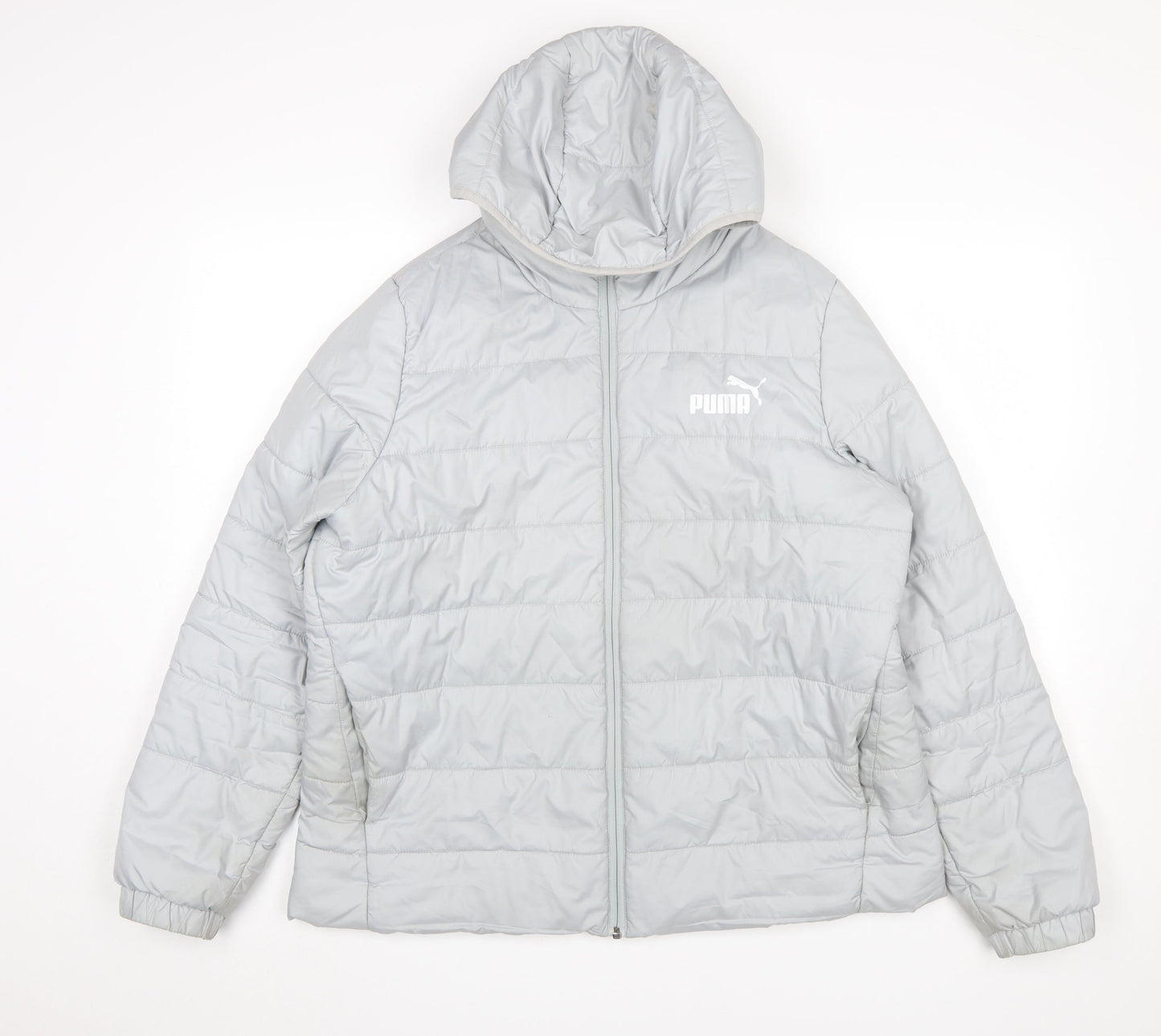 Womens UK Size 14 PUMA Grey Puffer Jacket