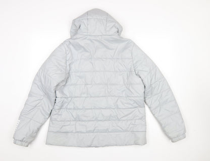 Womens UK Size 14 PUMA Grey Puffer Jacket