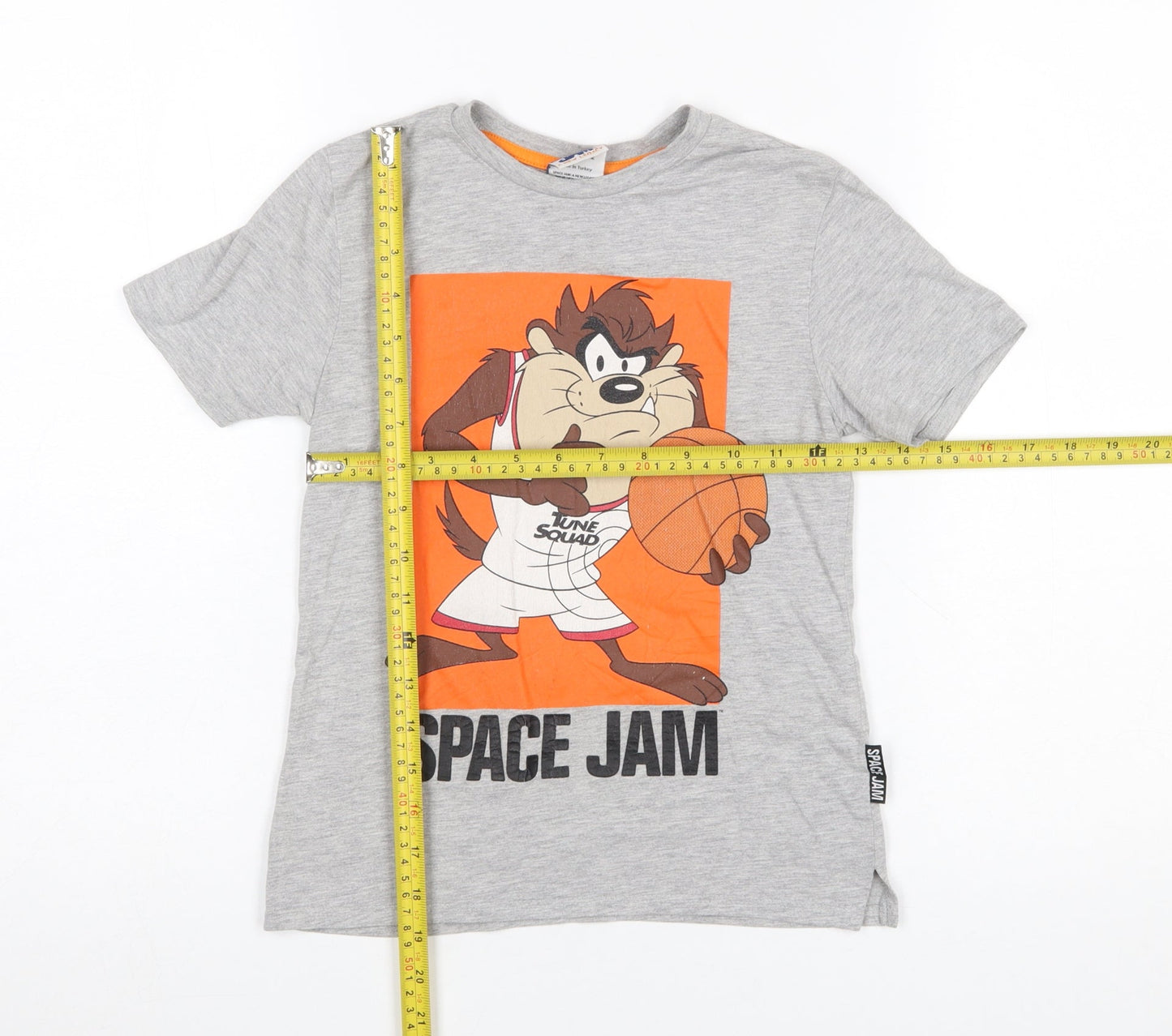 Boys UK Size 6-7 Years Primark Grey Basic T-Shirt