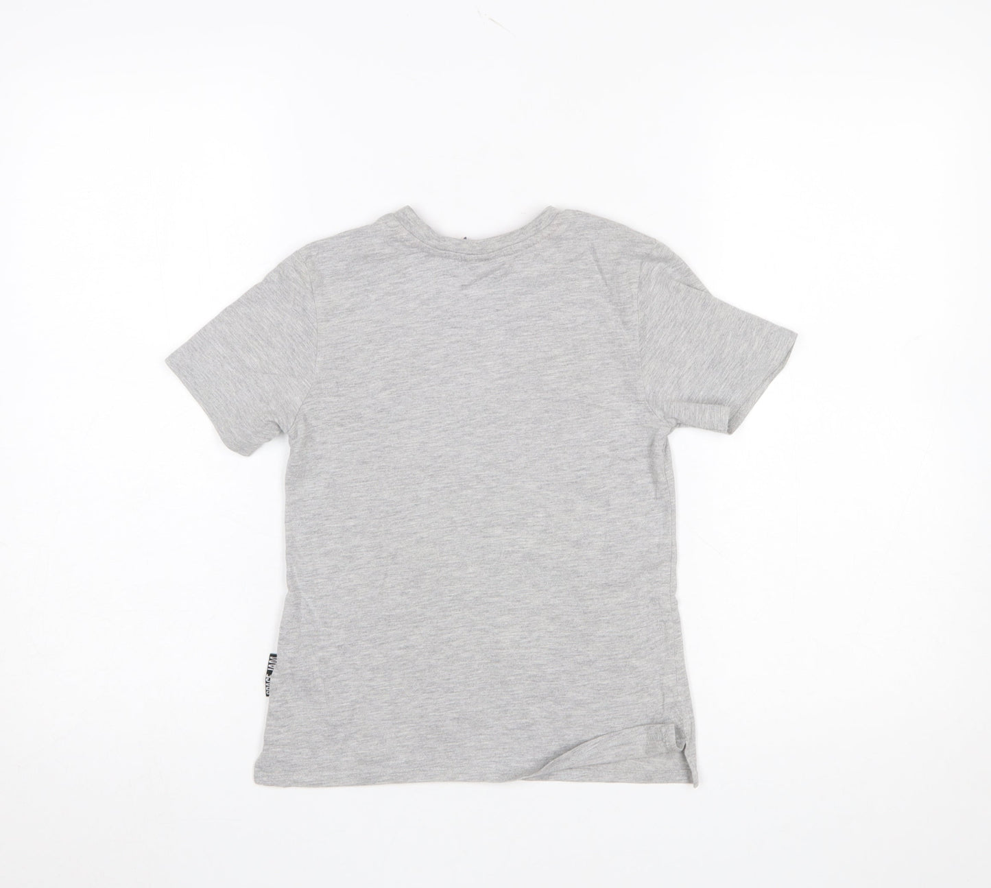 Boys UK Size 6-7 Years Primark Grey Basic T-Shirt