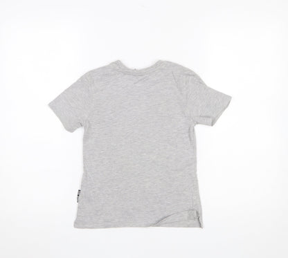 Boys UK Size 6-7 Years Primark Grey Basic T-Shirt