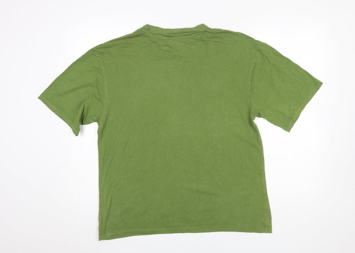 Mens UK Size S COLLUSION Green  T-Shirt