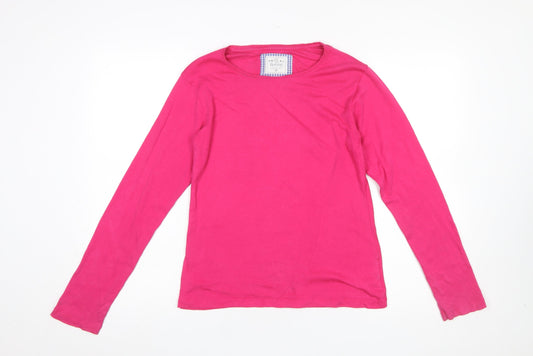 Womens UK Size 2XL Bare Denim Pink Basic T-Shirt