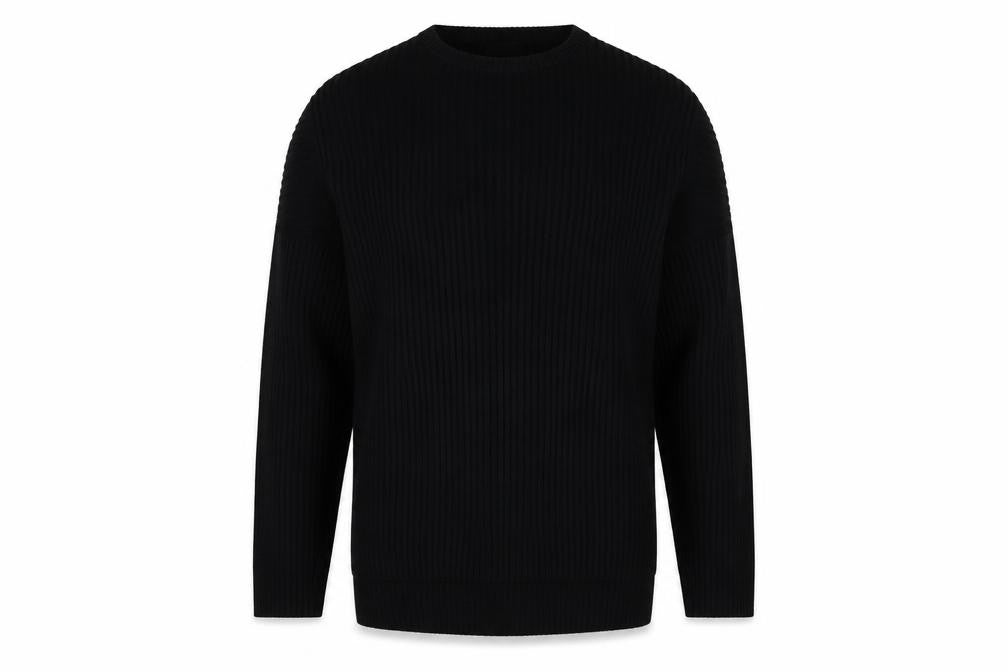 Mens UK Size XL River Island Black Pullover Jumper