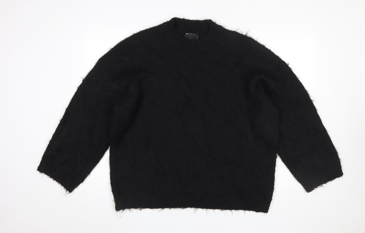 Womens UK Size S ASOS DESIGN Black Pullover Jumper