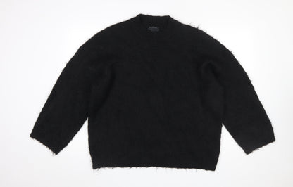 Womens UK Size S ASOS DESIGN Black Pullover Jumper