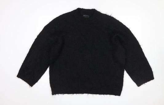 Womens UK Size S ASOS DESIGN Black Pullover Jumper