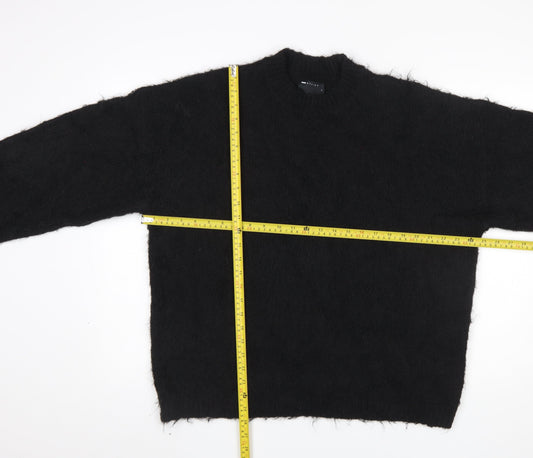 Womens UK Size S ASOS DESIGN Black Pullover Jumper