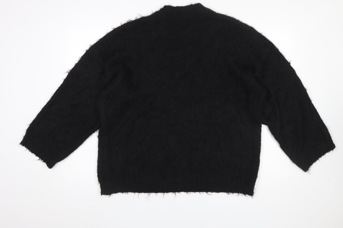 Womens UK Size S ASOS DESIGN Black Pullover Jumper