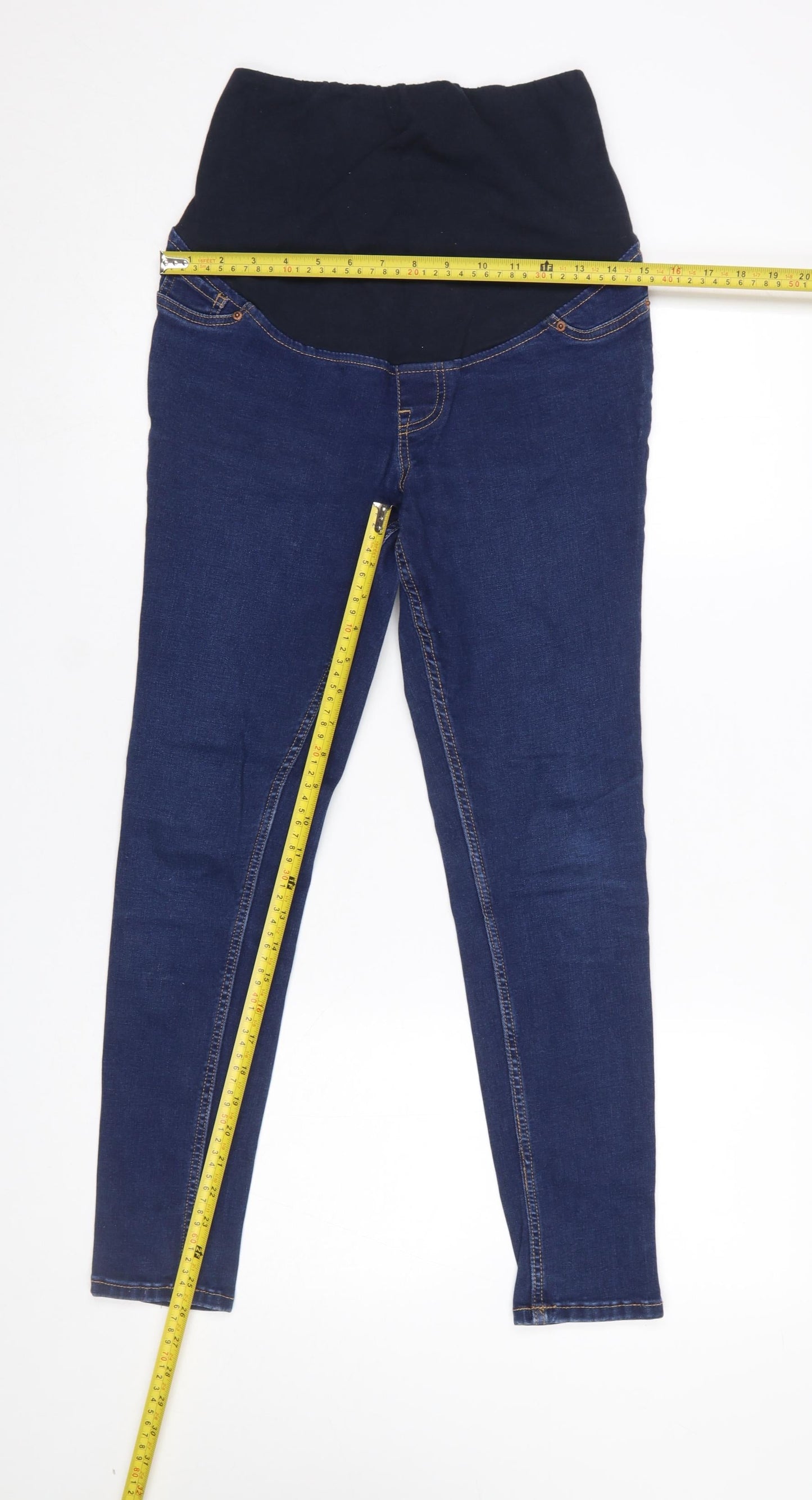 Womens UK Size 8 New Look Slim Fit Skinny Blue Jeans