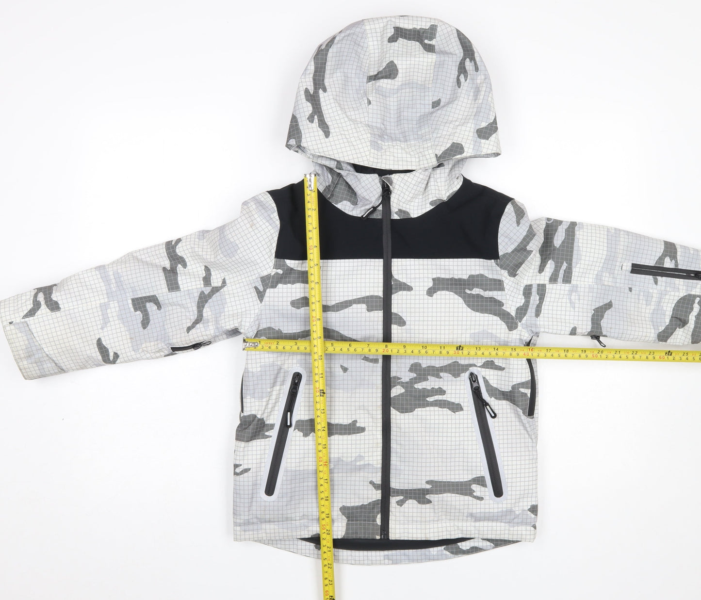 Boys UK Size 7-8 Years Marks and Spencer Grey Puffer Jacket